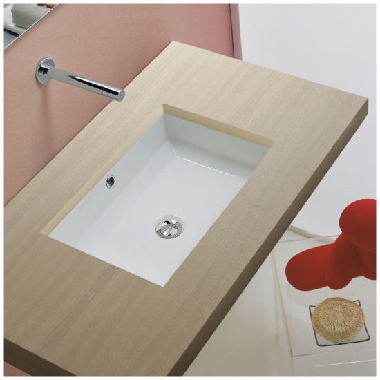 Εικόνα της Νιπτήρας Μπάνιου Scarabeo Tech 8037 54,5x35,8cm