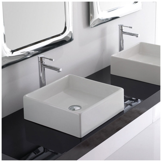 Εικόνα της Νιπτήρας Μπάνιου Scarabeo Teorema 40 8031/40 39x39cm