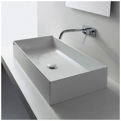 Εικόνα της Νιπτήρας Μπάνιου Scarabeo Teorema 80 5102 80x40cm