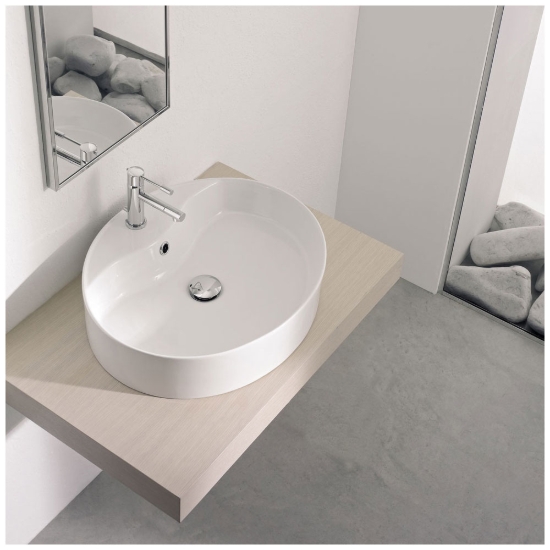 Εικόνα της Νιπτήρας Μπάνιου Scarabeo Wind/R 8030R 54,5x45cm