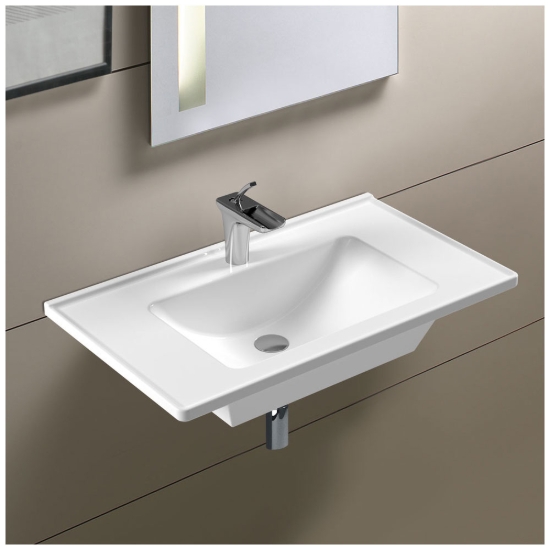 Εικόνα της Νιπτήρας Μπάνιου Serel Slim 3035 80x46cm