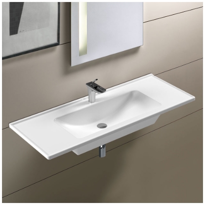 Εικόνα της Νιπτήρας Μπάνιου Serel Slim 3037 100x46cm