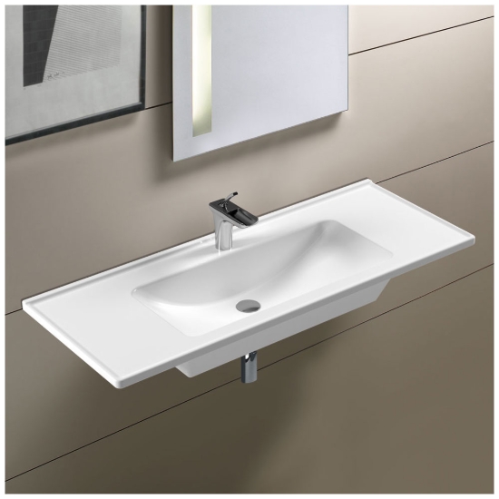 Εικόνα της Νιπτήρας Μπάνιου Serel Slim 3037 100x46cm