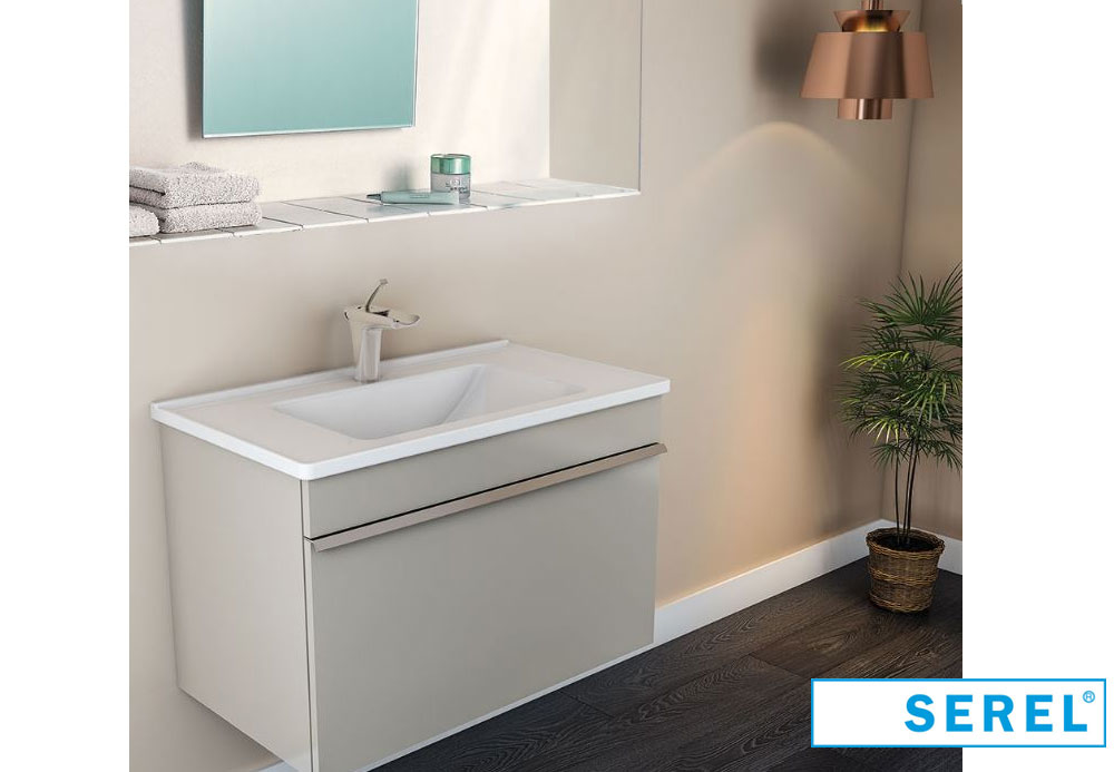 Εικόνα της Νιπτήρας Μπάνιου Serel Slim 3037 100x46cm