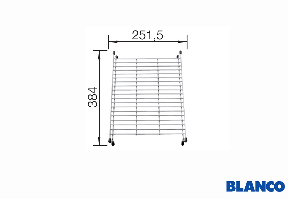 Εικόνα της Πολυχρηστικό Πλέγμα Inox Blanco 38,4x25,15cm 234795