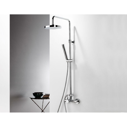 Εικόνα της Στήλη Ντούς 2 Εξόδων Eurorama Tonda 145065 Με Κολώνα Ρυθμιζόμενου Ύψος