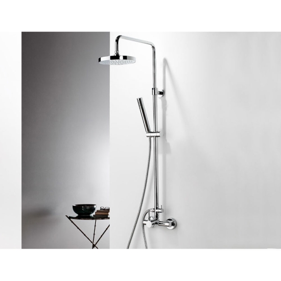 Εικόνα της Στήλη Ντούς 2 Εξόδων Eurorama Tonda 145066 Με Κολώνα Σταθερού Ύψους