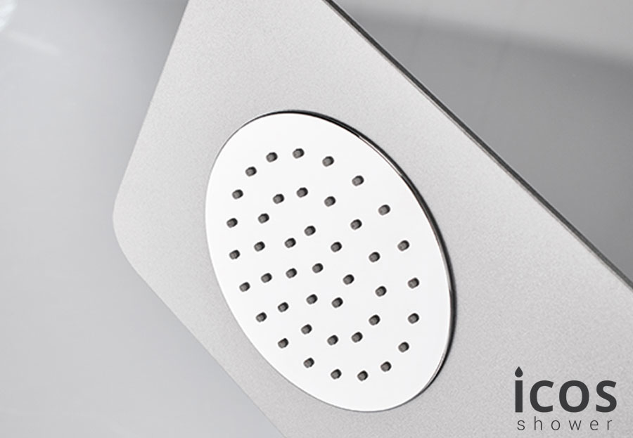 Εικόνα της Στήλη Ντούς-Υδρομασάζ  Icos Shower Lete Θερμομικτική 4 Εξόδων