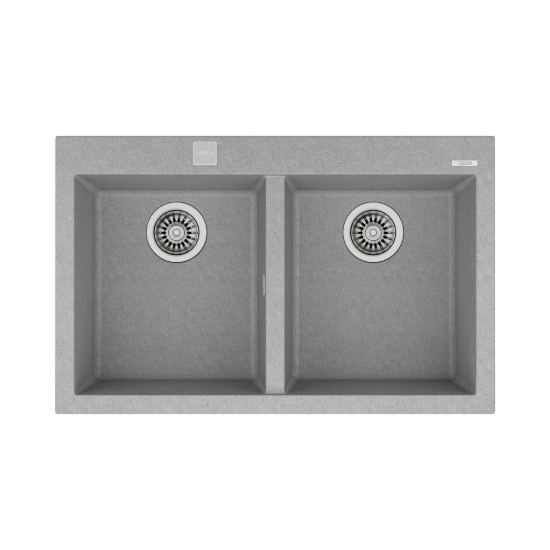 Εικόνα της Νεροχύτης Teka Forsquare 2C 790 TG (79x50) Stone Grey N.430.SG