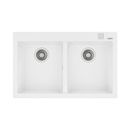 Εικόνα της Νεροχύτης Teka Forsquare 2C 790 TG (79x50) Artic White N.430.AW