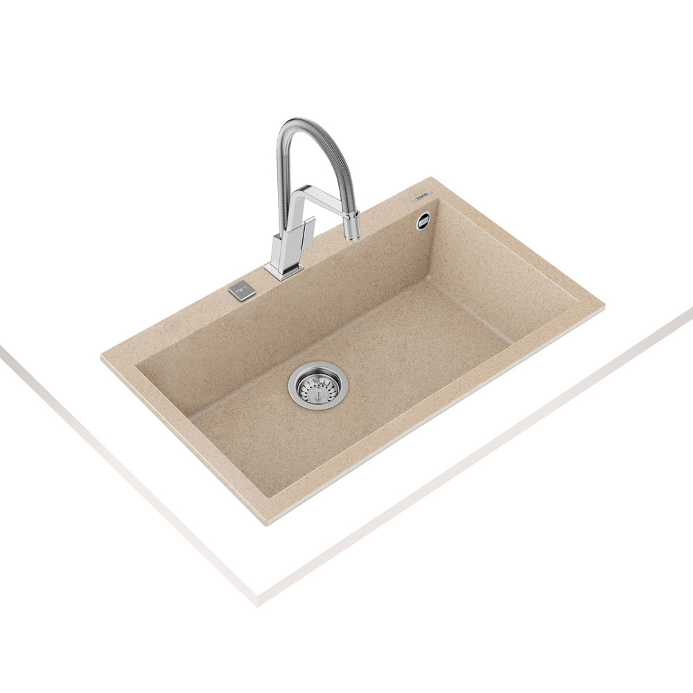 Εικόνα της Νεροχύτης Teka Forsquare 72.40 TG (79x50) Avena Beige N.431.AB
