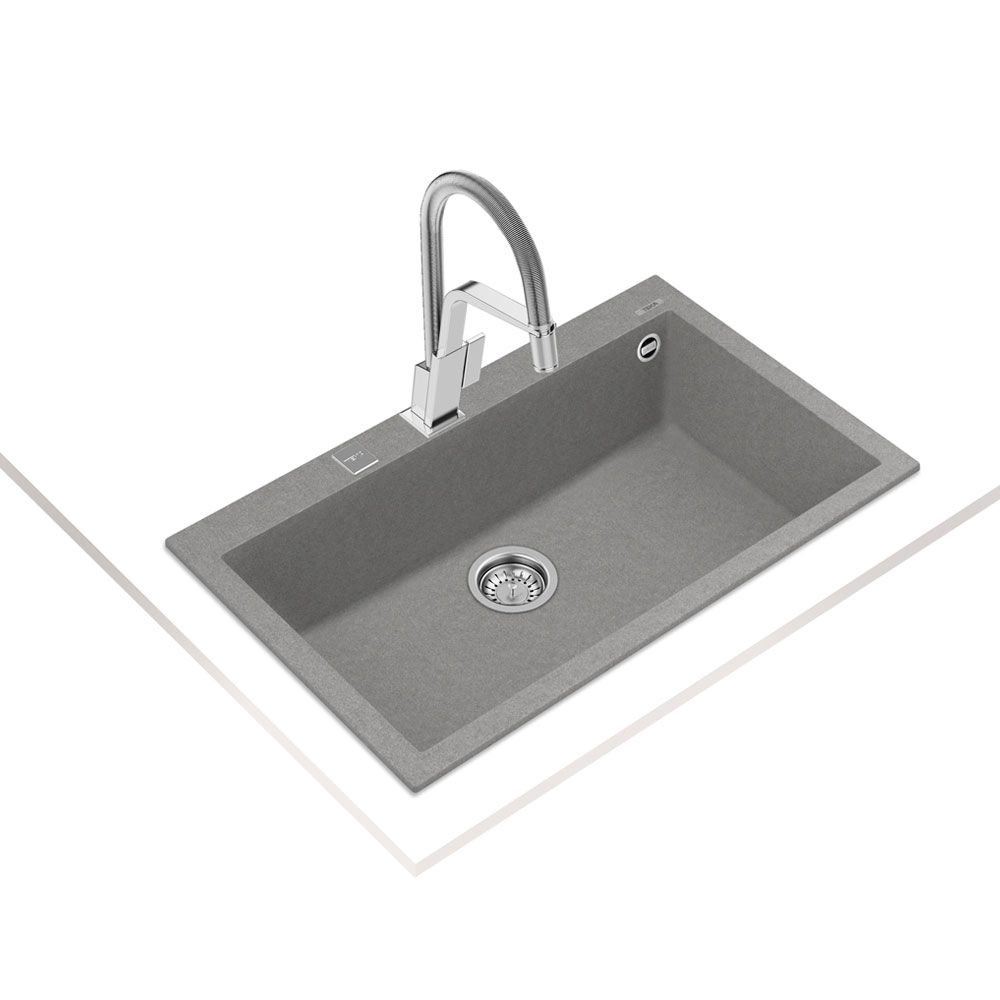 Εικόνα της Νεροχύτης Teka Forsquare 72.40 TG (79x50) Stone Grey N.431.SG