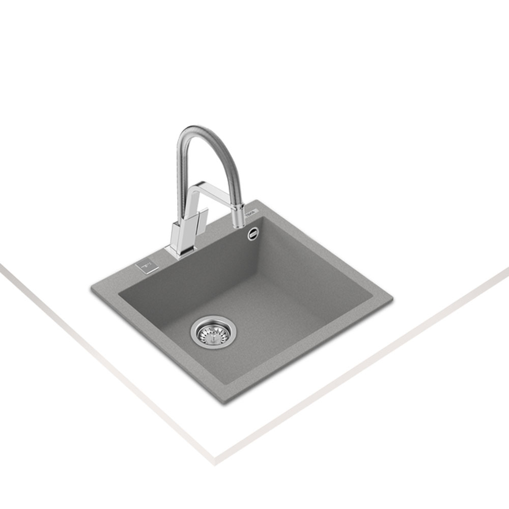 Εικόνα της Νεροχύτης Teka Forsquare 50.40 TG (57x50) Stone Grey N.432.SG
