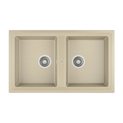 Εικόνα της Νεροχύτης Teka Stone 90 C-TG 2C (86x51) Topas Beige N.440.TB