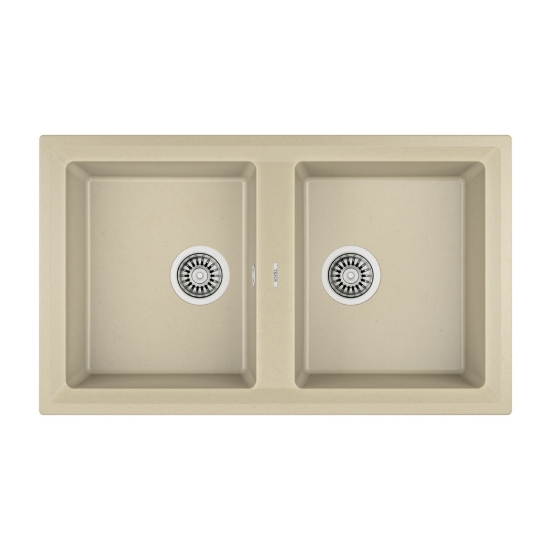 Εικόνα της Νεροχύτης Teka Stone 90 C-TG 2C (86x51) Topas Beige N.440.TB