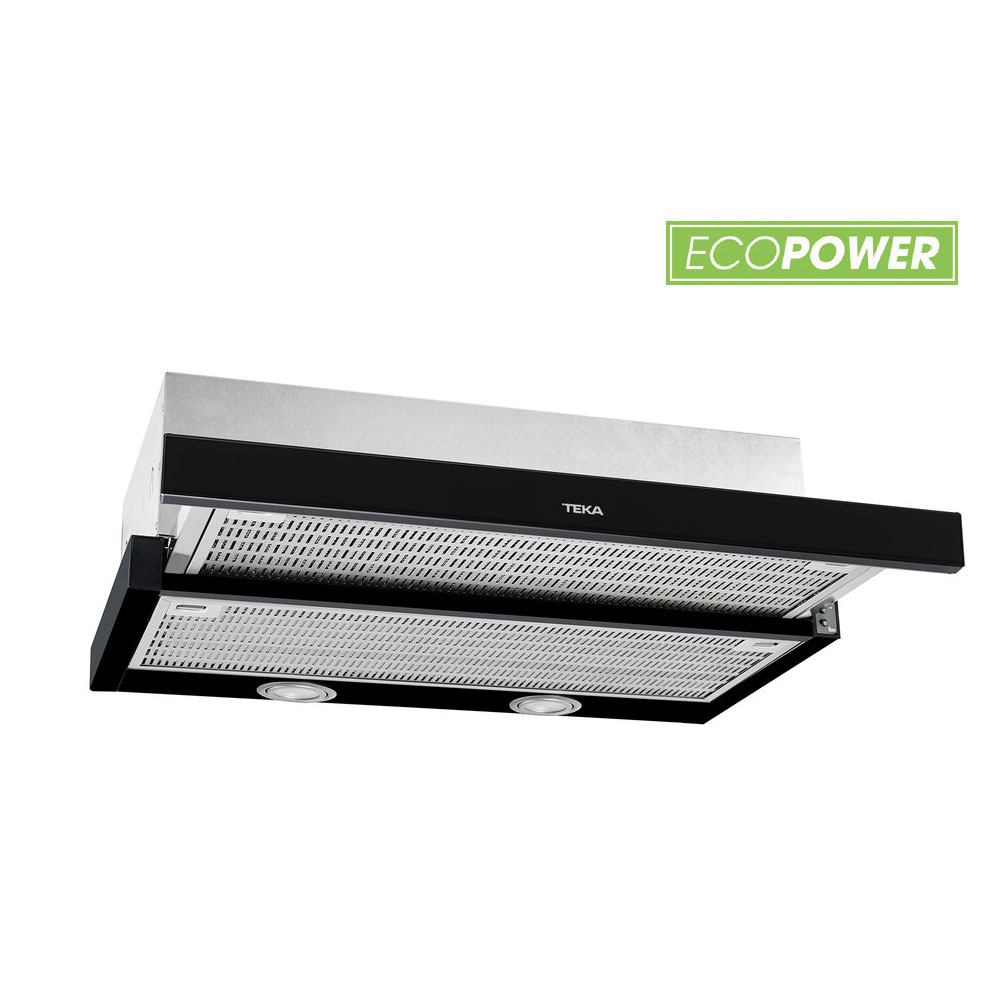 Εικόνα της Απορροφητήρας Teka CNL 6415 Ecopower Συρόμενος 60cm Μαύρος F.867.BL