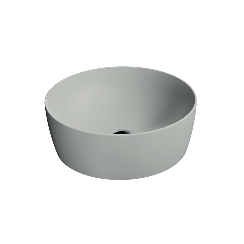 Εικόνα της Νιπτήρας Μπάνιου GSI Sand 9039-450 Ø40cm Cenere