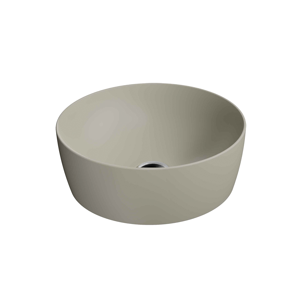 Εικόνα της Νιπτήρας Μπάνιου GSI Sand 9039-520 Ø40cm Creta