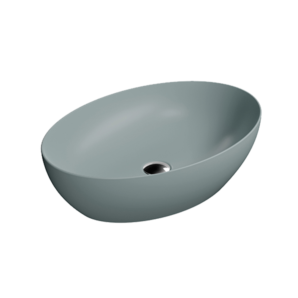 Εικόνα της Νιπτήρας Μπάνιου GSI Pura 8842-920 60x42cm Ghiaccio