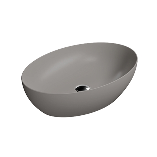 Εικόνα της Νιπτήρας Μπάνιου GSI Pura 8842-440 60x42cm Tortora