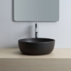 Εικόνα της Νιπτήρας Μπάνιου Scarabeo Glam 1807-401 Ø39cm Μαύρο Ματ