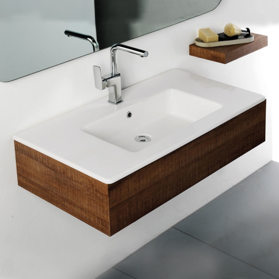 Εικόνα της Νιπτήρας Μπάνιου Bianco Ceramica Flat 36090 91.5x46.5cm