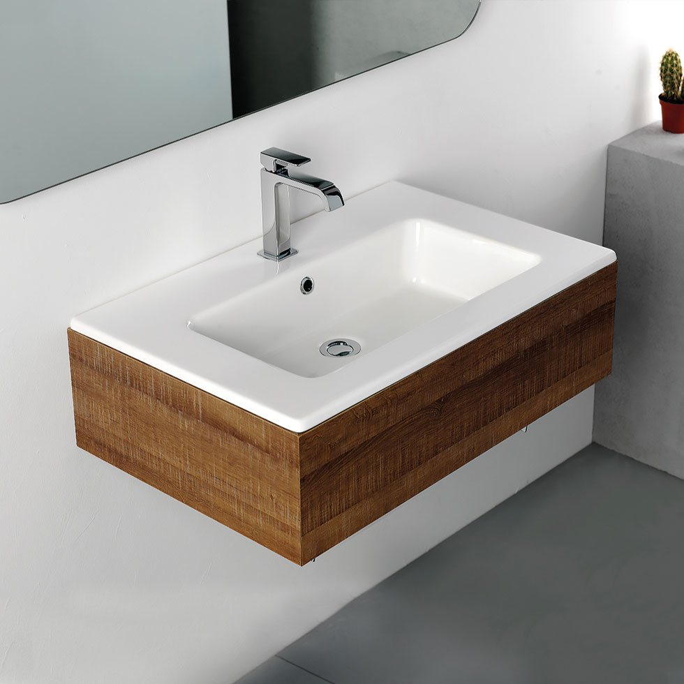 Εικόνα της Νιπτήρας Μπάνιου Bianco Ceramica Flat 36070 71.5x46.5cm