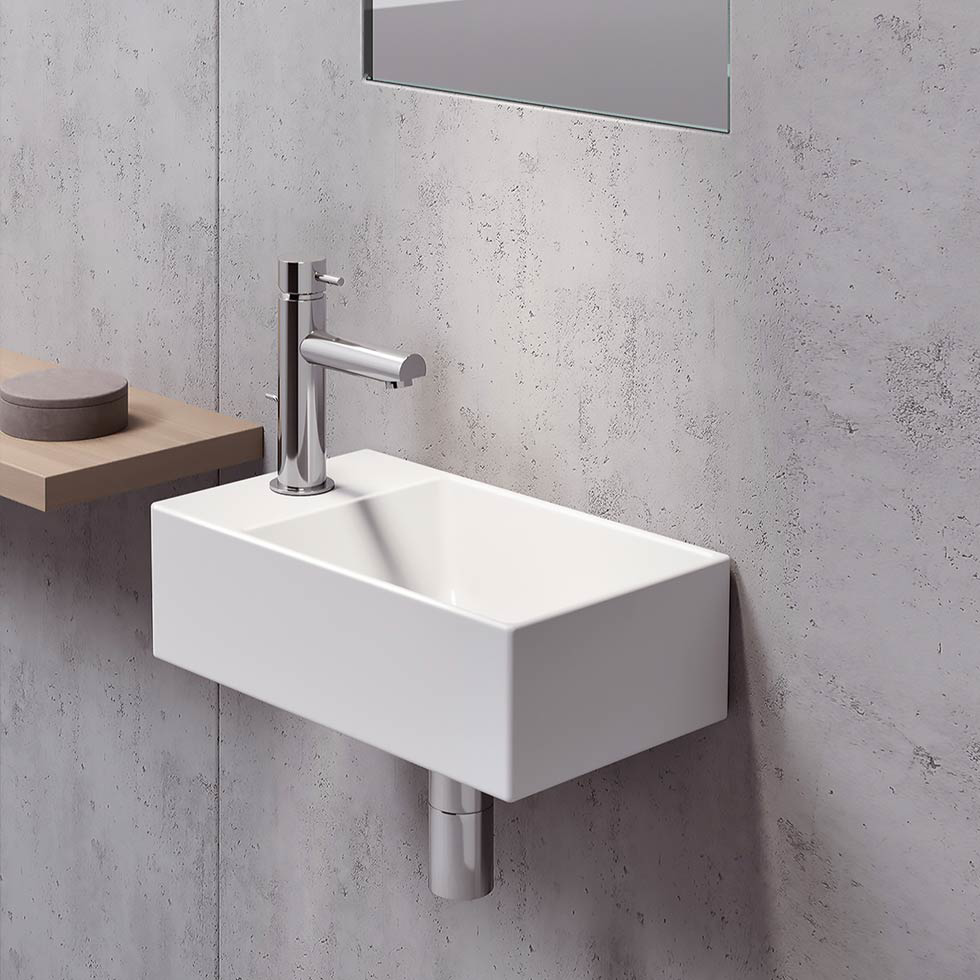 Εικόνα της Νιπτήρας Μπάνιου GSI Kube-X 9484 40x23cm