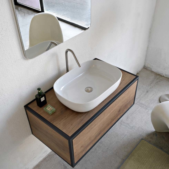 Εικόνα της Νιπτήρας Μπάνιου Scarabeo Glam 1804 56x39cm