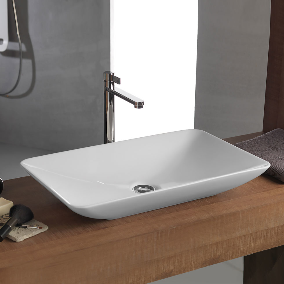 Εικόνα της Νιπτήρας Μπάνιου Bianco Ceramica 38060 60x37.7cm