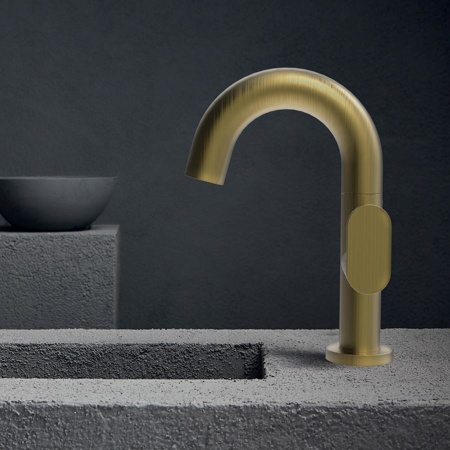 Εικόνα της Μπαταρία Νιπτήρος Armando Vicario Slim 500010-201 Brushed Gold