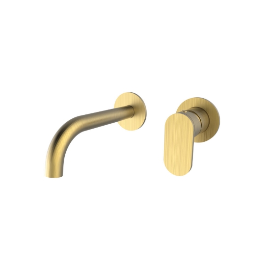 Εικόνα της Μπαταρία Νιπτήρος Εντοιχισμού Armando Vicario Slim 500045-201 Brushed Gold