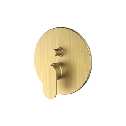 Εικόνα της Μίκτης Εντοιχισμού 2 Εξόδων Armando Vicario Slim 500050D-201 Brushed Gold