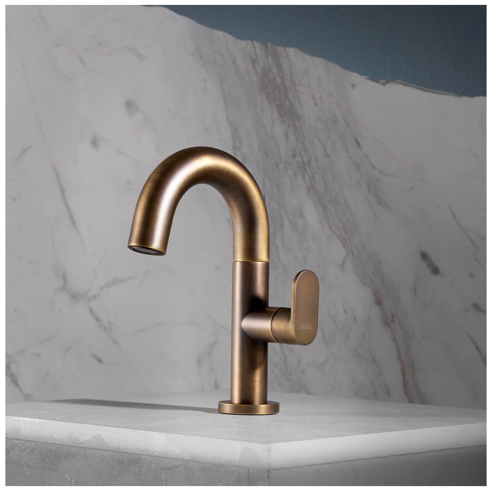 Εικόνα της Μπαταρία Νιπτήρος Armando Vicario Slim 500010-221 Antique Brass