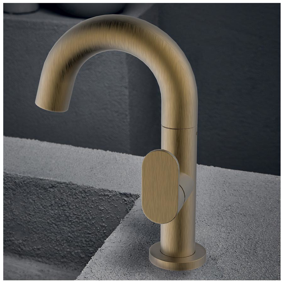Εικόνα της Μπαταρία Νιπτήρος Armando Vicario Slim 500010-221 Antique Brass