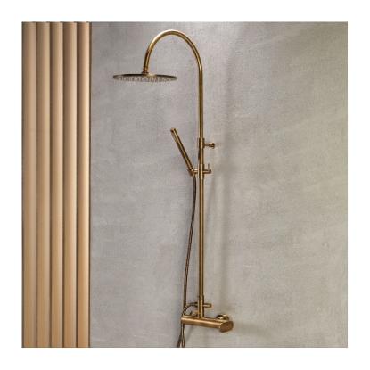 Εικόνα της Στήλη Ντούς 2 Εξόδων Armando Vicario Slim 500065-221 Antique Brass