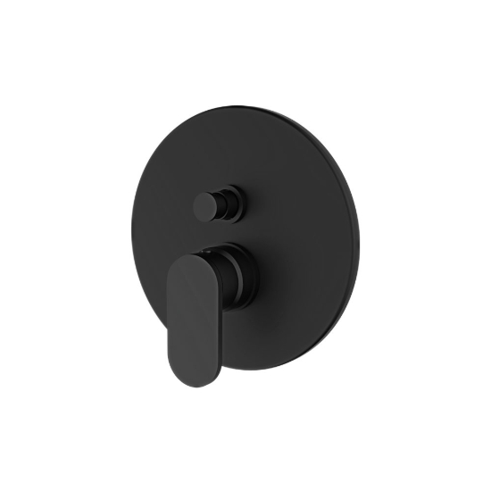 Εικόνα της Μίκτης Εντοιχισμού 2 Εξόδων Armando Vicario Slim 500050D-400 Black Matt