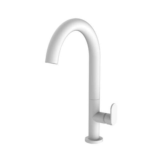 Εικόνα της Μπαταρία Νιπτήρος Επικαθήμενη Armando Vicario Slim 500041-300 White Matt