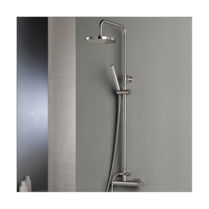 Εικόνα της Στήλη Ντούς 2 Εξόδων Armando Vicario Slim 500065-110 Inox