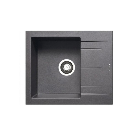 Εικόνα της Νεροχύτης Pyramis Pyragranite Alazia (59x50) 1B 1D Iron Grey 070036811