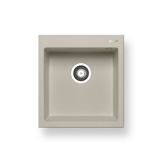 Εικόνα της Νεροχύτης Pyramis Pyragranite Istros (46x50) 1B Beige 070043911