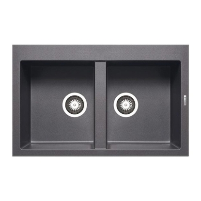 Εικόνα της Νεροχύτης Pyramis Pyragranite Alazia (79x50) 2B Iron Grey 070037211