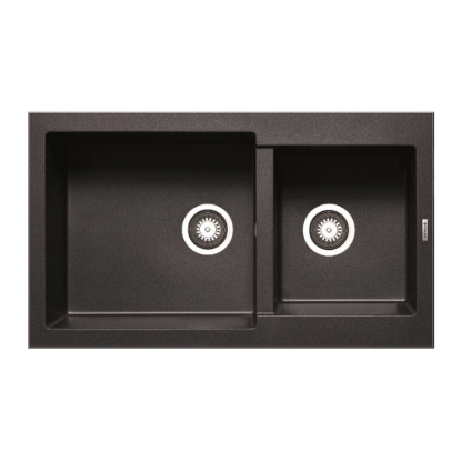 Εικόνα της Νεροχύτης Pyramis Pyragranite Alazia (86x50) 1 3/4B Carbon 079811811