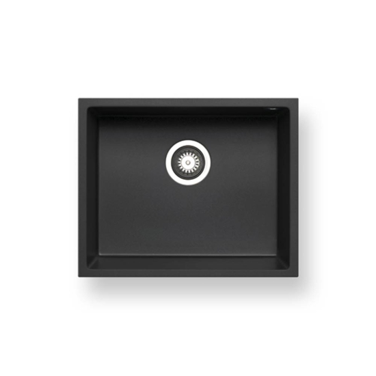 Εικόνα της Νεροχύτης Υποκαθήμενος Pyramis Pyragranite Tetragon (50x40) 1B Carbon 070066611