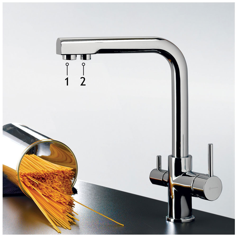 Εικόνα της Μπαταρία Κουζίνας Eurorama Filter Tap 13534F-100 Χρωμέ