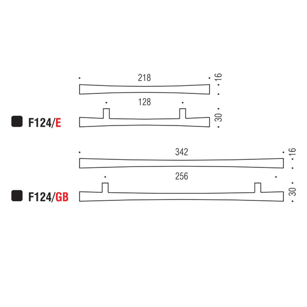 Εικόνα της Λαβές Επίπλων Colombo Formae F124 Cromo
