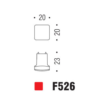 Εικόνα της Πόμολα Επίπλων Colombo F526 Cromo