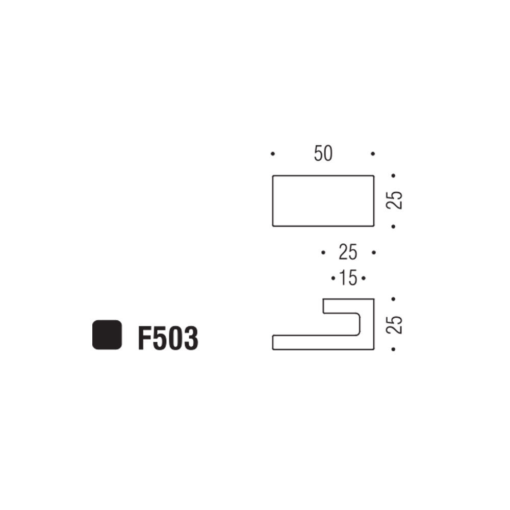 Εικόνα της Πόμολα Επίπλων Colombo F503 Cromosat