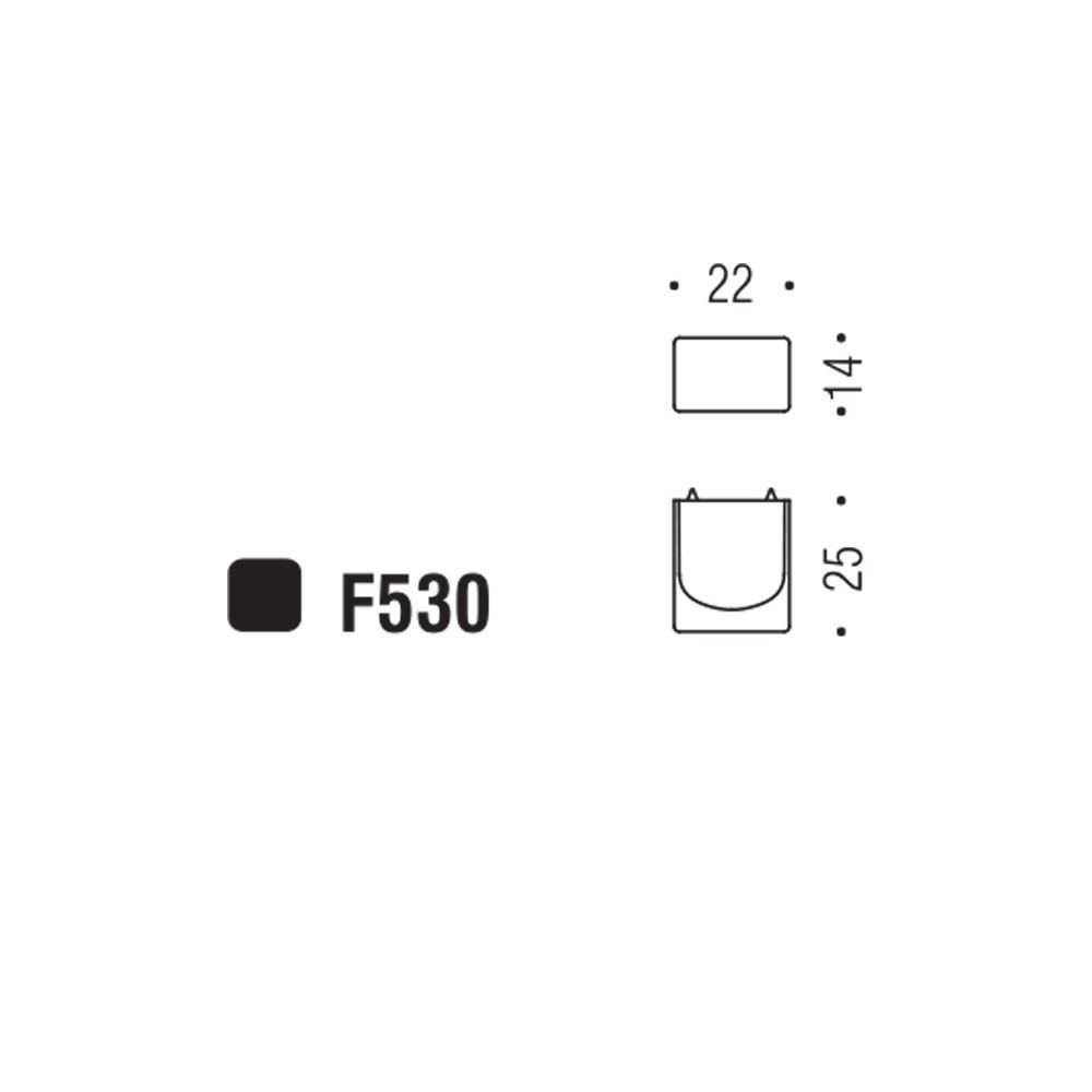 Εικόνα της Πόμολα Επίπλων Colombo F530 Cromo