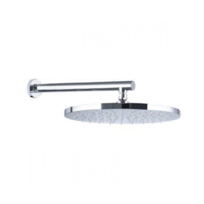 Εικόνα της Ανακλινόμενη Κεφαλή ABS Ø30 Με Επίτοιχο Μπράτσο 35cm E044044-100 + C13500L Χρωμέ